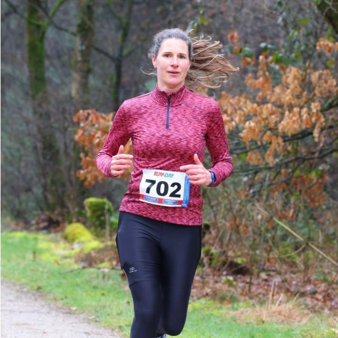 Marieke Brandts rent voor MS