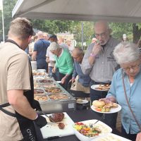 Foto’s dorpsbarbecue